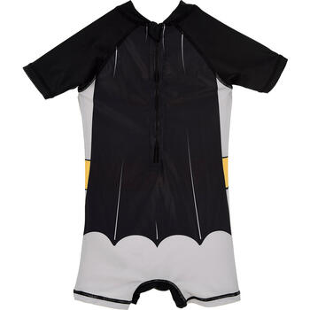 SunCity Costum de baie UV cu maneci scurte si fermoar Batman