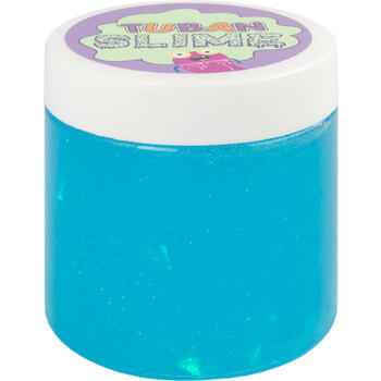 Tuban Super Slime Glitter Neon Albastru 100g