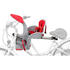 WeeRide Scaun de bicicleta SafeFront Clasic si Casca Protectie Mickey