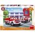 Dino Puzzle - Masina de pompieri (24 piese)