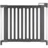 REER Poarta de siguranta extensibila DesignLine Trend, 76-106 cm, aluminiu si lemn gri