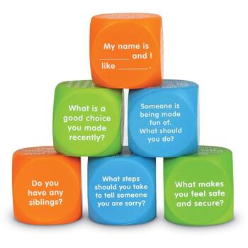 Learning Resources Cuburi pentru conversatii - Descoperim emotiile