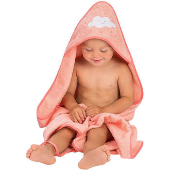 Clevamama Prosop de baie pentru bebelus si mama roz