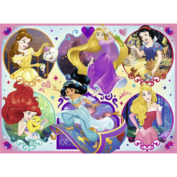 Ravensburger Puzzle Printesele Disney, 100 Piese