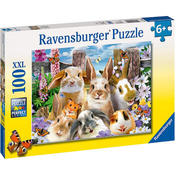 Ravensburger Puzzle Iepurasi, 100 Piese