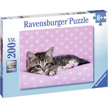 Ravensburger Puzzle Pisicuta Pe Patura, 200 Piese