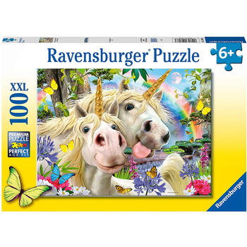 Ravensburger Puzzle Selfie Cu Unicorni, 100 Piese