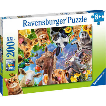 Ravensburger Puzzle Portret Cu Animale, 200 Piese
