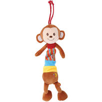 Jucarie muzicala din plus -  36 cm -  Beige Monkey
