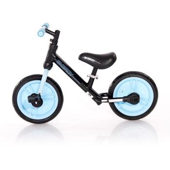 Lorelli Junior Bicicleta Energy -  cu pedale si roti ajutatoare -  Blue