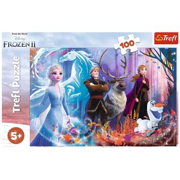 Puzzle Trefl 100 Frozen2 Lumea Magica