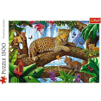 Puzzle Trefl 1500 Jaguar Intr-o Pauza Odihnitoare