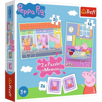 Puzzle Trefl 2in1 Memo Peppa Pig