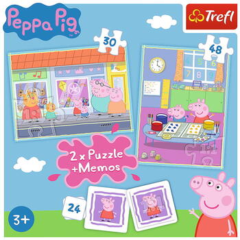 Puzzle Trefl 2in1 Memo Peppa Pig