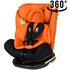 Scaun Auto Tweety Orange cu Isofix rotativ 360 grade Crocodile 0 36 kg baza neagra