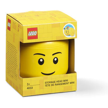 LEGO ® Mini cutie depozitare cap minifigurina LEGO baiat