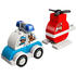 LEGO ® Elicopter de pompieri si masina de politie