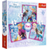 Set puzzle 3 in 1 Trefl Disney Frozen 2, Magia iernii, 1x20 piese, 1x36 piese, 1x50 piese