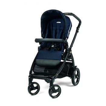 Carucior 3 In 1, Peg Perego, Book 51, Black and Gold, Rock Navy