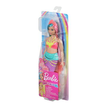 Mattel Barbie Papusa Sirena Cu Coronita Roz Deschis