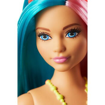 Mattel Barbie Papusa Sirena Cu Coronita Roz Deschis