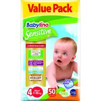 Scutece Babylino Sensitive Economy  N4 7-18kg/50 buc