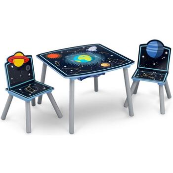 Delta Children Set masuta multifunctionala si 2 scaunele Space Adventures