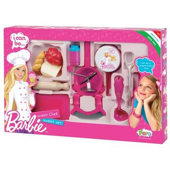 Set complet ustensile bucatarie Barbie 2714 Faro