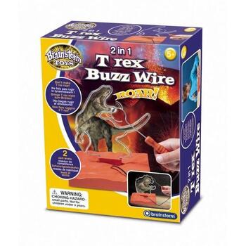 2 in 1 T Rex Buzz Wire Brainstorm Toys E2049