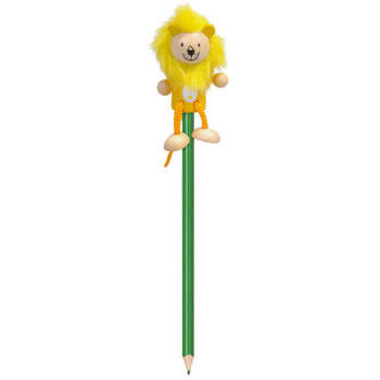 Creion cu figurina lemn Leu Fiesta Crafts FCP-5070