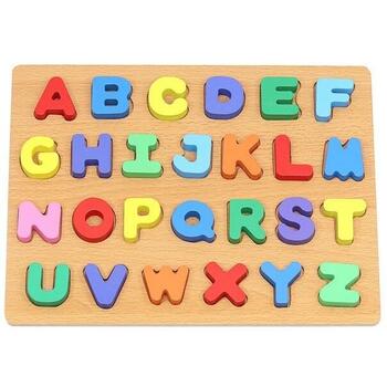 Puzzle lemn alfabet Iso Trade MY17427