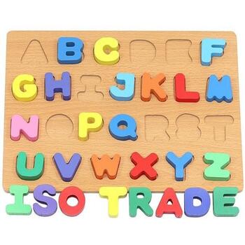 Puzzle lemn alfabet Iso Trade MY17427