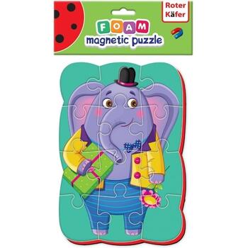 Puzzle magnetic A5 Elefant Roter Kafer RK1302-03