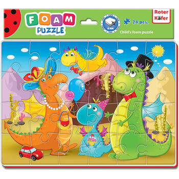 Puzzle Funny Dino 24 piese Roter Kafer RK1201-09