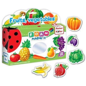 Joc educativ Lumea in Magneti - Fructe si legume Roter Kafer RK2101-04