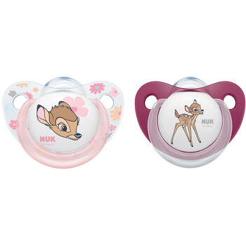 NUK Suzeta Disney Bambi silicon M1, roz 0-6 luni