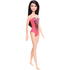 Mattel Papusa Barbie Bruneta Cu Costum De Baie Cu Modele Geometrice