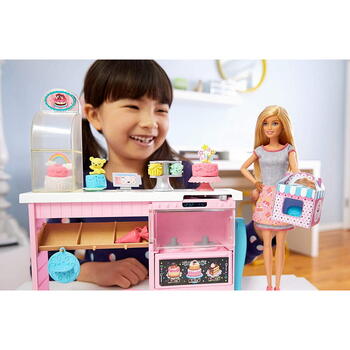 Mattel Barbie Set Atelier Cofetarie Si Papusa