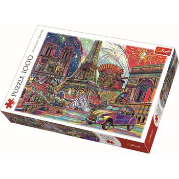 Puzzle Trefl 1000 Culorile Parisului