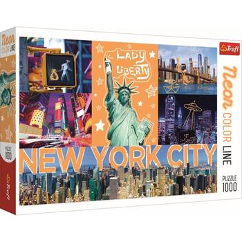 Puzzle Trefl 1000 New York Neon