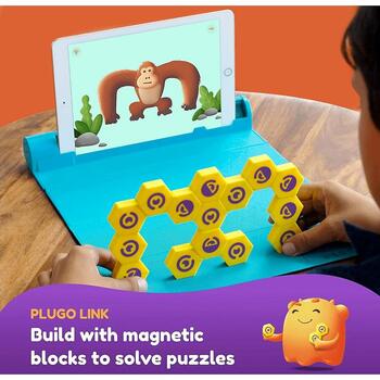 Jucarie educativa Plugo Stem Pack - Count, Letters si Link, Sistem interactiv bazat pe Realitatea Augmentata Shifu Shifu026