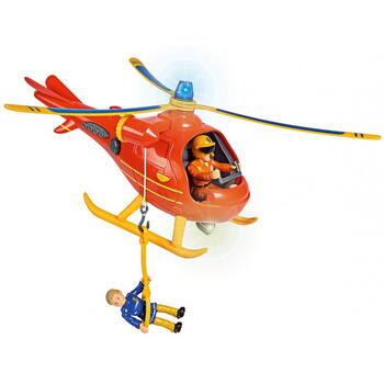 Simba Elicopter Pompierul Sam Wallaby Cu Figurina Si Accesorii