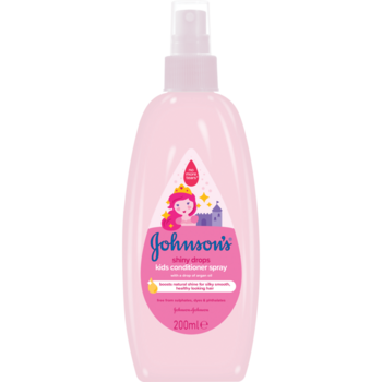 Johnson   Johnson Balsam spray Johnson #039;s Baby pentru par stralucitor, 200 ml