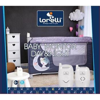 Lorelli Baby Monitor -  audio digital wireless Day & Night -  Grey