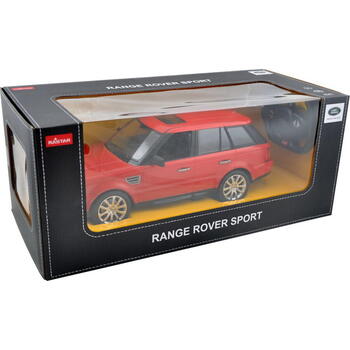 Rastar Masina Cu Telecomanda Range Rover Sport Rosu Cu Scara 1 La 14