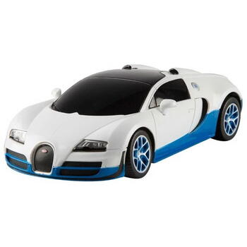 Rastar Masina Cu Telecomanda Bugatti Grand Sport Vitesse Alb Cu Scara 1 La 18