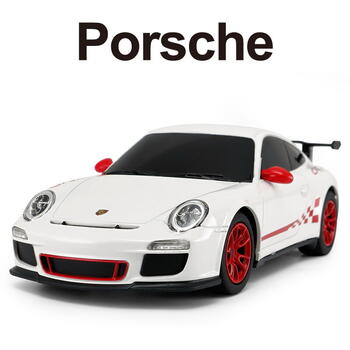 Rastar Masina Cu Telecomanda Porsche Gt3 Rs Alb Cu Scara 1 La 24