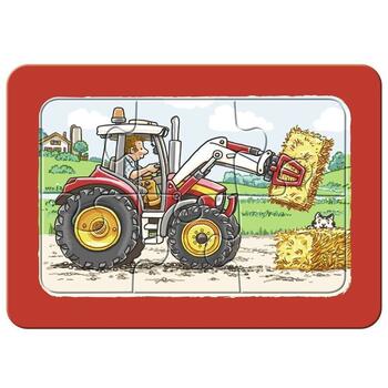 Ravensburger Puzzle Excavator, Tractor Si Basculanta, 3x6 Piese
