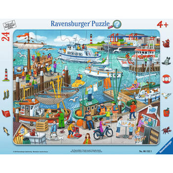 Ravensburger Puzzle O Zi In Port, 24 Piese