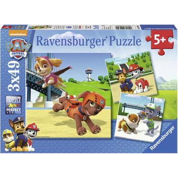 Ravensburger Puzzle Patrula Catelusilor, 3x49 Piese